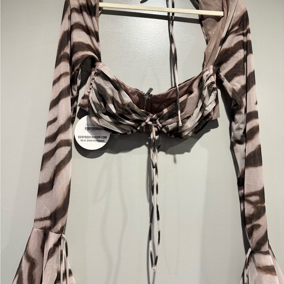 Babyboo Priscilla Zebra Top (NWT) - Picture 6 of 8